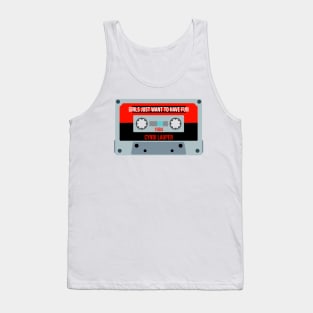 Cyndi Lauper Classic Retro Cassette Tank Top